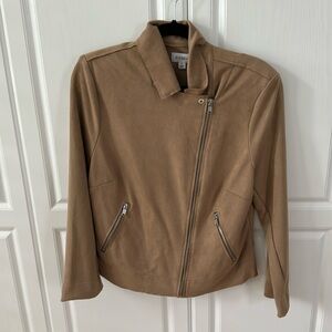 Evereve Faux Tan Suede Jacket